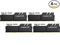 G.SKILL 64GB (4 x 16GB) TridentZ Series DDR4 PC4-28800 3600MHz Desktop Memory Model F4-3600C17Q-64GTZKW