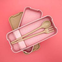 HOTUEEN Durable Portable Multifunctional Three Layered Partition Lunch Box Bowls