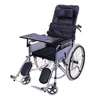 ChenCheng Wheelchair Foldable Reclining Wheelchair with Toilet More Wheelchair Medical Supplies (Size : D)