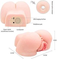 Lifelike Big Ass,Best Men Couples 3D Realistic Lifelike Toys for Men Male with 2 Entries Silcone Dolls Men's Male Adult Toys Artificial Silicone Cup Underwear,T-Shirt