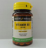 Mason Natural Vitamin B-2 100 Mg Tablets - 100 Ea