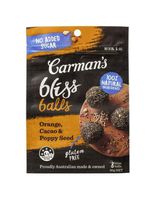 Carmans Orange Cocoa Poppy Seed Bliss 80g x 8