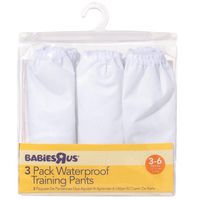 Babies R Us Vinyl Pants - 6M - 3PK - Neutral
