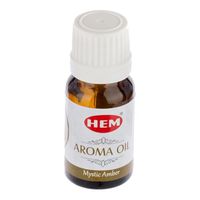 Hem Incense Aroma Oil 10 ML Mystic Amber Jasmine Musk Orange Rose Sandal Choose Scent and Quantity. (Set of 3, Mystic Amber)