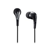 Pioneer in-Ear Earbud Lightweight Headphones Crystal Clear Sound (Black)