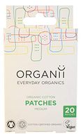 Organii Organic Vegan Cotton 7x2cm Sizes Patches 20 pcs
