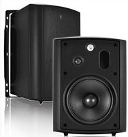 OSD Audio 70V Commercial Patio Pair Speaker - Indoor/Outdoor 6.5", Black - AP640Transformerblk