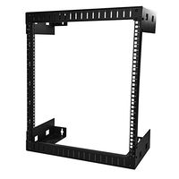 StarTech.com Wall Mount Server Rack - 12U Rack - 12in Deep - Open Frame - Network Rack - Wall Mount Rack - Equipment Rack - 2 Post Rack (RK12WALLO)