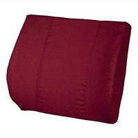 PCP Lumbar Back Support, Removable Cover Sacro Cushion, Burgundy