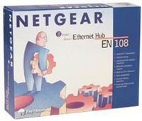 NETGEAR EN108 - Hub - 8 x 10Base-T + 1 x 10Base-5 + 1 x 10Base-2 - desktop