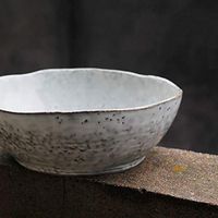 BBSEQ Cereal Bowls Set - Porcelain Soup, Salad, Rice, or Pasta Bowls, Microwave & Dishwasher Safe, Fluid Ounce Capacity, Set Colorful Designs