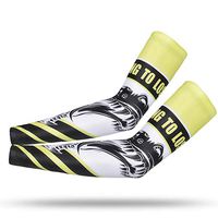 XNWH Outdoor Sleeve Summer Sunscreen Ice Sleeve Men and Women Ice Silk Tattoo Print Riding Sleeve Suitable for Basketball Running