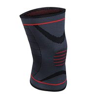 FlexPro Athletics Knee Compression Sleeve - Best Knee Brace for reducing Swelling - Ideal for Running, Jogging,Crossfit, Weightlifting, Basketball and Other Sports - Single - Medium