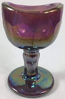 Eye Wash Bath Cup Rinse - John Bull - American Made - Mosser Glass USA (Amethyst Carnival)