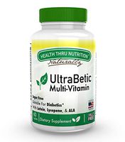 Ultra-Betic Multi-Vitamin and Mineral Formula (60 Caplets) (Sugar Free) by Health Thru Nutrition