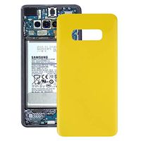 JUNXI Phone case Phone Cover Battery Back Cover for Galaxy S10e SM-G970F/DS, SM-G970U, SM-G970W(Black) Highly Recommended (Color : Yellow)