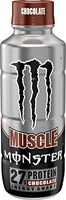 Monster Muscle Protein Energy Shake 12 - 15oz Bottles (Chocolate)