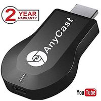 Anycast WiFi Display Dongle Receiver 1080P HDMI TV Stick Miracast Media Streamer for Phone Screen Mirroring to TV Support Miracast & Airplay & DLNA