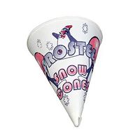8057 Heavy Duty 6 OZ Snow Cone Cups Sno-Kone (Box of 200) Concession Supplies
