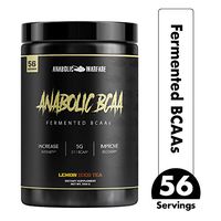 Anabolic BCAA Powder Supplement by Anabolic Warfare – BCAAs Amino Acids to Help Fuel Your Workout and Assist in Muscle Recovery (Lemon Iced Tea - 56 Servings)