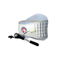 ALPHAY Waist Brace Lumbar Support Back Massage Pain Relief Pain Lower Air Traction Belt(L,White)