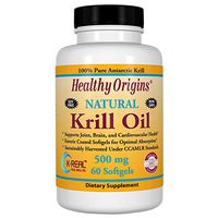 Healthy Orgins Krill Oil Gels, 500 mg, 60 Count