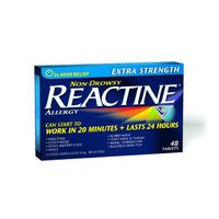 Reactine Non Drowsy Extra Strength Allergy Medicine 48 Tablets (10 mg) NEW