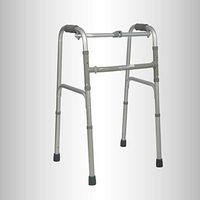 CW&T WW Elderly Walker Aluminum Alloy Foldable Telescopic Rehabilitation Equipment Four-Legged Walker
