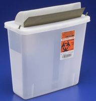 ZAMA SharpSafety Needle Collection Container, Mailbox, Clear, 5qt, #85121 CASE (20 Each/Case) / 11 / 113.08
