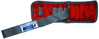 the Cuff 10-3341-2 Adjustable Cuff Wrist with Inserts, 4 lb-20 x 0.2 lb, Red
