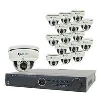 Alibi 16-Camera Outdoor 1.3 Megapixel 65 ft IR IP Dome Video Security System