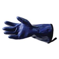 Tucker Safety 92145 Products  Tucker SteamGlove Utility Glove, Nitrile, Cotton Lined, 14", XL, Blue