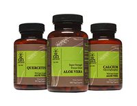 Desert Harvest Interstitial Cystitis Starter Kit – Ideal Starter Supplements for IC / BPS - Super Strength Aloe Vera Capsules + Calcium Glycerophosphate + Quercetin