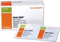 Prep Wipe Skin-Prep Purified Water, Diglycol, Glycerin Individual Packet - 50 Per Box
