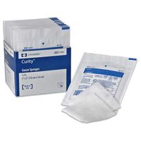 Curity Sterile Gauze Pads, 3" x 3", Box of 100