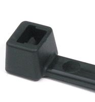Hellermann Tyton T50I0M4 Standard Cable Tie, 12" Long, 50lb Tensile Strength, PA66, Black (Pack of 1000)