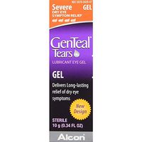 GenTeal Severe Dry Eye Relief Lubricant Eye Gel 0.34 oz (Pack of 6)