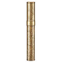 Humidors Cigar moisturizing Tube Cigar Tube Bronze Embossed Cigar Tube Large Portable Tube Travel Portable Single moisturizing Tube Cigar Accessories (Color : Gold, Size : 2.52.518cm)