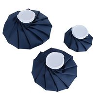 Hot Ice Bag, Newcomdigi Pack of 3 Hot & Cold Reusable Ice Bag Pack for Sports Injuries ,Pain Relief and First Aid for Knee Head Leg, 3 Sizes (6"/9"/11")