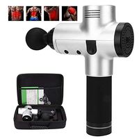 Massage Gun Deep Tissue Percussion Muscle Massager, Handheld Electric Body Massager with 4 Types of Massage Head (US)