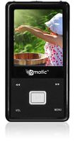 Ematic Color MP3 Video Player With Built-in FM Radio, Voice Recorder & Speaker 4 GB Black