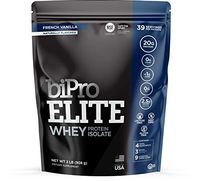 BiPro Elite 100% Whey Isolate Protein NSF Certified, Vanilla, 2 Pound