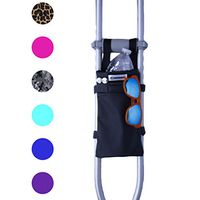 Crutcheze Black Crutch Bag, Pouch, Pocket, Tote Washable Designer Fashion Orthopedic Products Accessories Made in USA