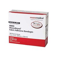 Moorebrand Adhesive Bandages Sheer Plastic Butterfly Medium, 1-5/8 X 3/8