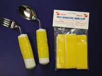 Dycem non-slip self-adhesive strips (16"x1-1/8") 3 each, yellow, Item- 50-1560Y