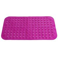 RedSonics(TM) Bathroom Products Non-slip Bath Mat Shower Bath Foot Massage PVC Bathroom Toilet Mats with Suction Cups[ Red ]