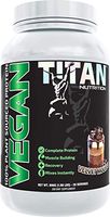 Titan Vegan Protein- 100% Plant Based Protein from Pea, Brown Rice, and Quinoa Enhanced with 11 Superfoods for Antioxidant Support (Velvet Mousse)