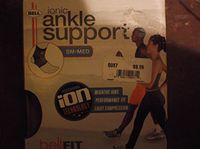 Bell-Fit Ipure Ankle Support - Black/ Gray