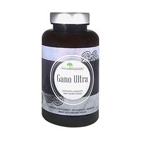 Aloha Medicinals – Gano Ultra - Organic Mushrooms – Red Reishi, Ganoderma Lucidum, Applanatum, Tsugae – Natural Health Supplement - Supports Cardiovascular, Liver, Gut, Immune Health - 90 Capsules