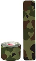 Mueller Sports Medicine Kinesiology Tape I-Strip Roll (20 Strips), Green Camo, 2" x 9.75"